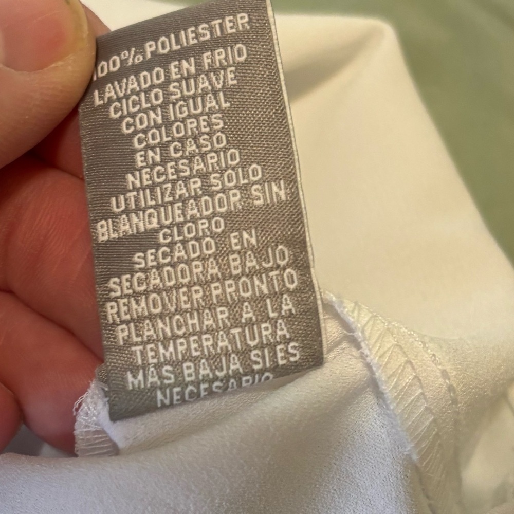 Valerie Stevens, Women’s 3/4 Sleeve Blouse, white, Size Small - Picture 3 of 10